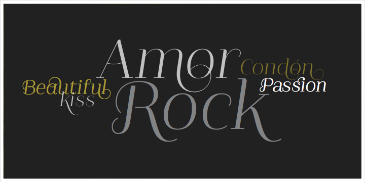 Highlighting the Guadalupe Essential font family.