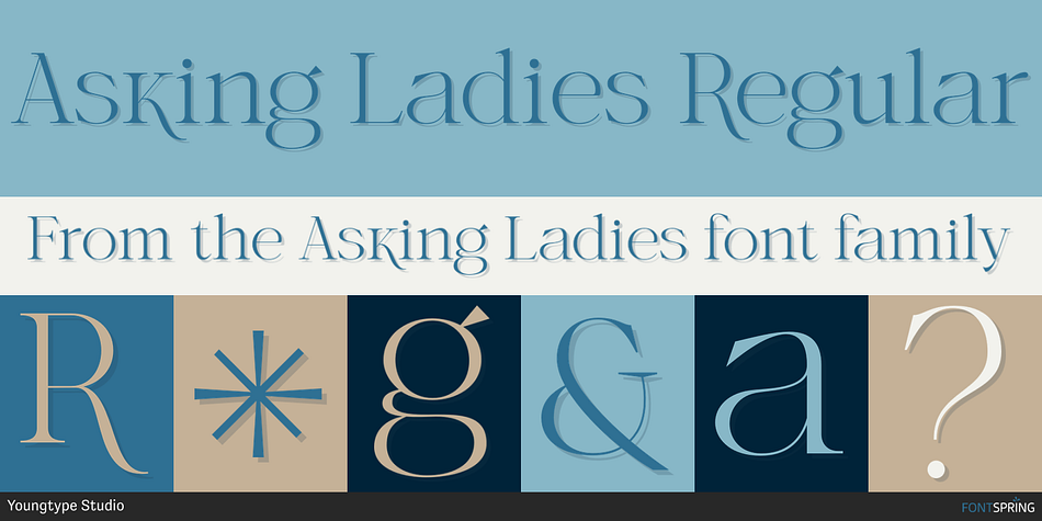 Asking Ladies Regular Font
