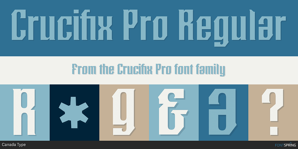 Crucifix Pro Regular Font