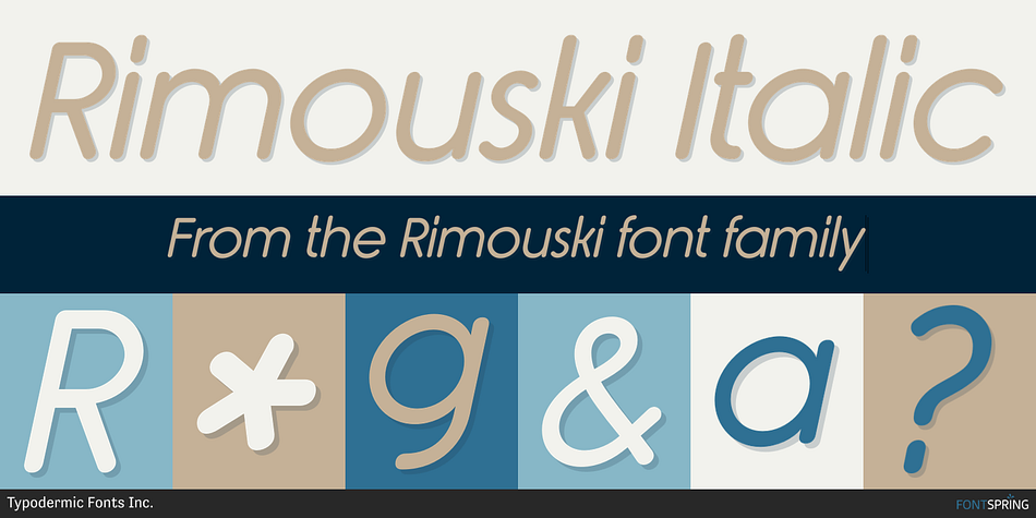 Rimouski Italic Font