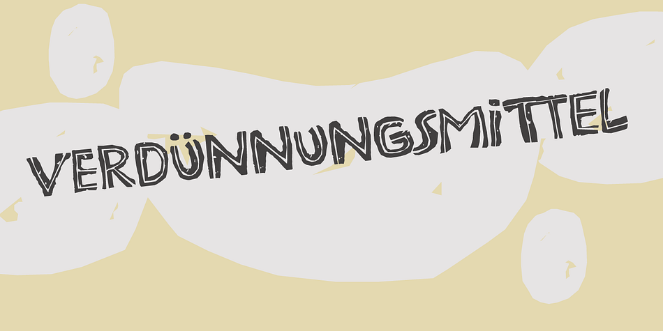 Terpentijn is a handmade typeface with a serious twist.