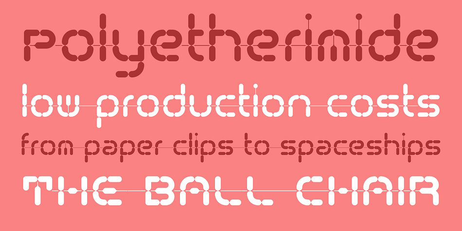 Highlighting the TCF Plastico font family.