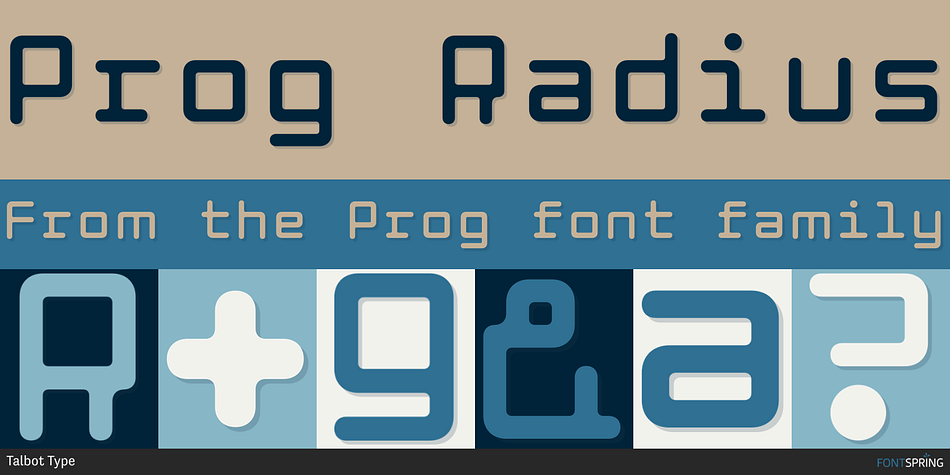 Prog Radius Font