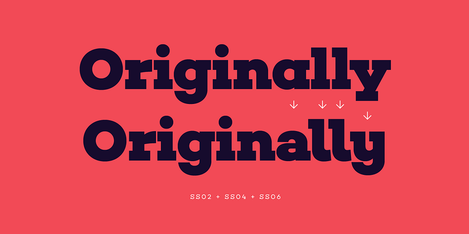 Highlighting the Choplin font family.