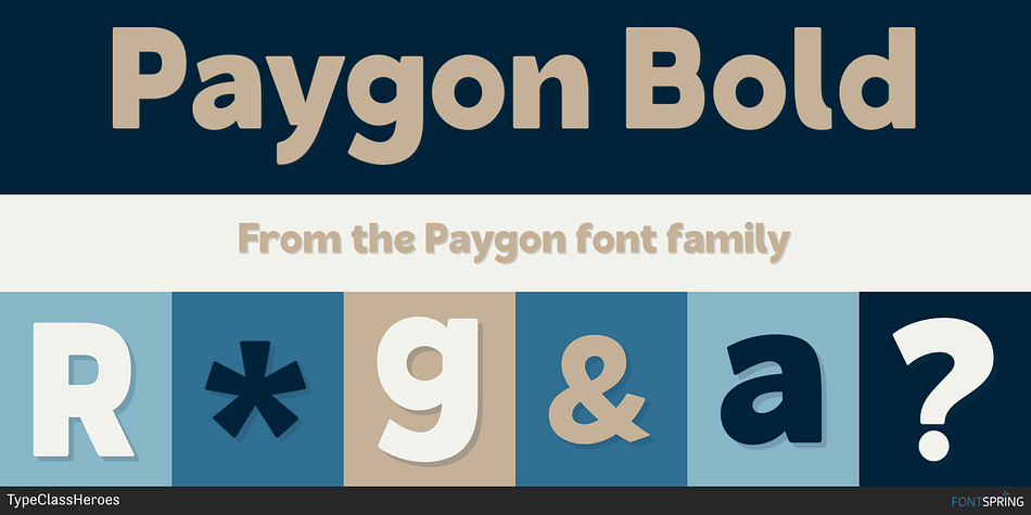 Paygon Bold Font