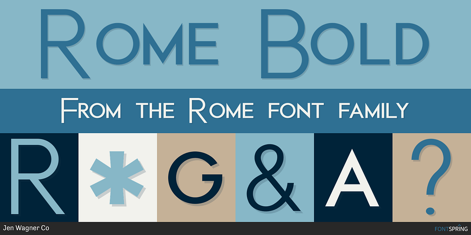 Rome Bold Font