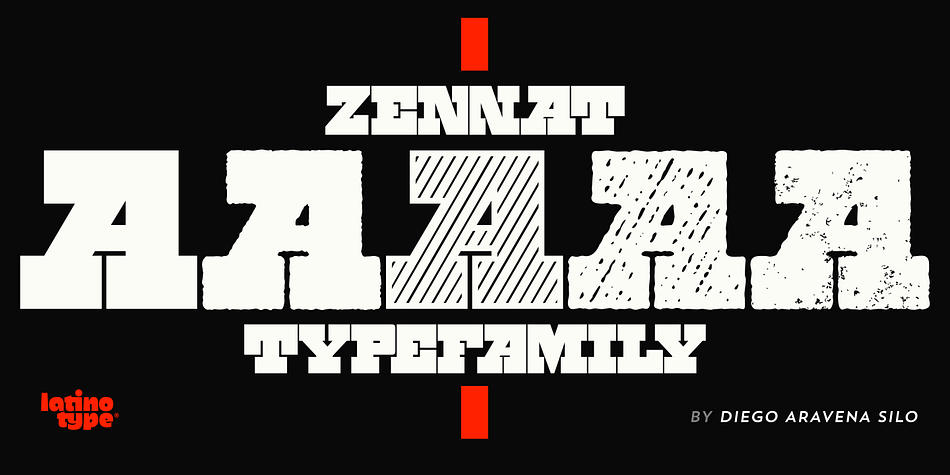 Displaying the beauty and characteristics of the Zennat Pro font family.