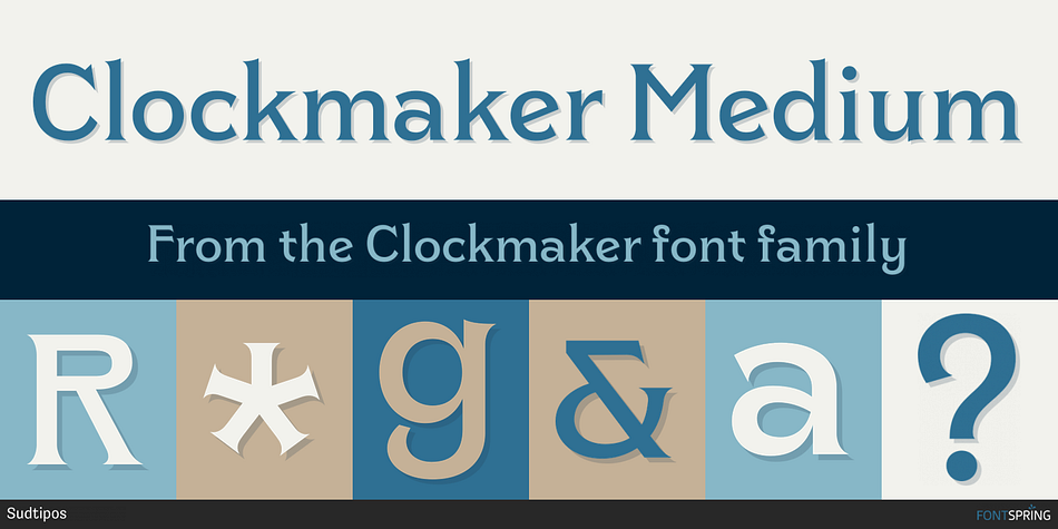 Clockmaker Medium Font