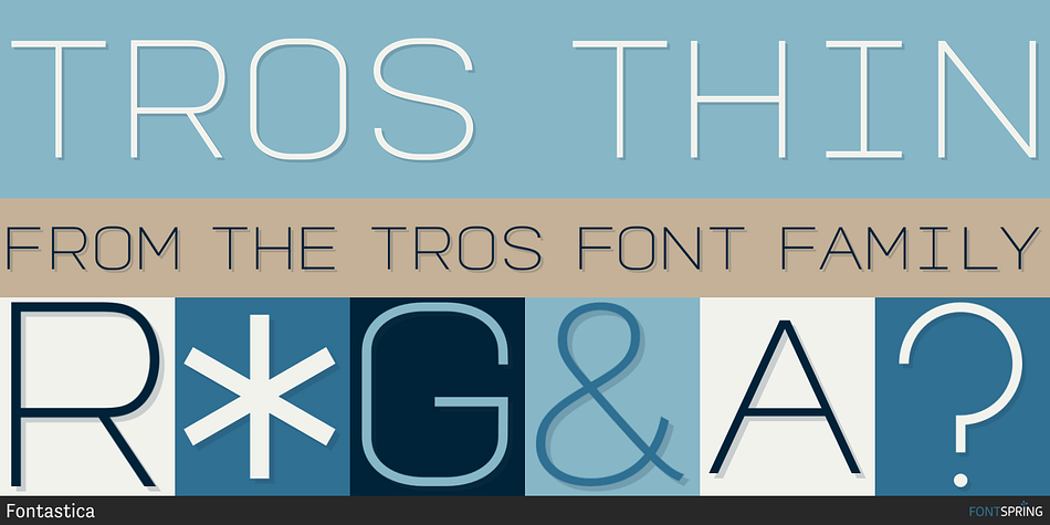 TROS Thin Font