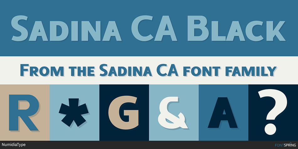 Sadina CA Black Font
