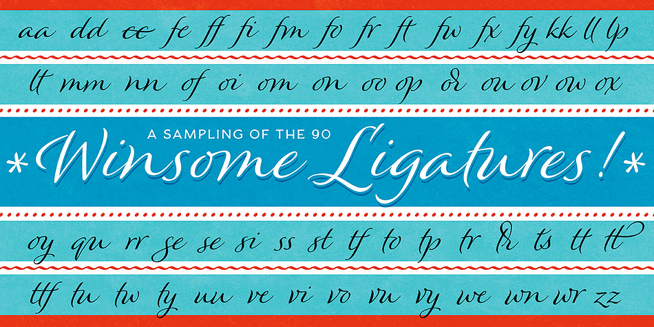 With generous letter spacing and unfussy letterforms, Winsome is always a pleasure to read.