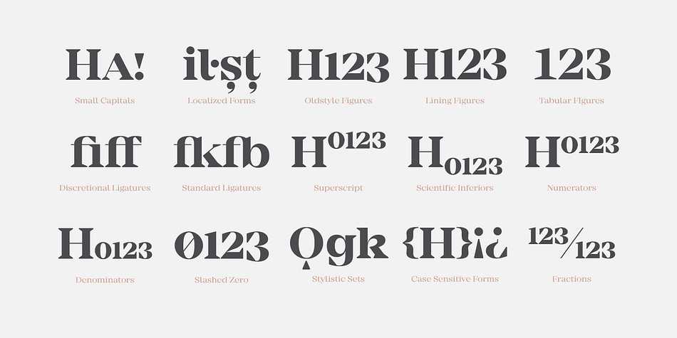 Mirador font family example.