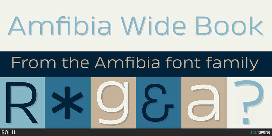 Amfibia Wide Book Font