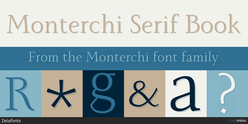 Monterchi Serif Book Font