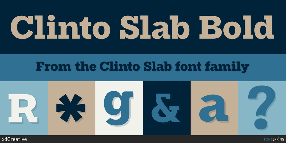 Clinto Slab Bold Font