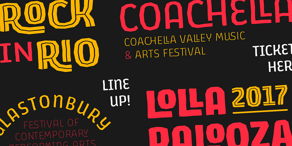 Los Lana Niu is a twenty-four font, display and hand display family by Latinotype.