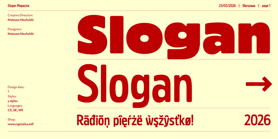 Slogan Bold Font