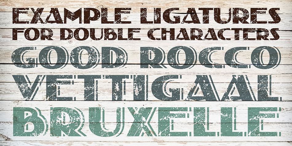 Displaying the beauty and characteristics of the Planjer font family.