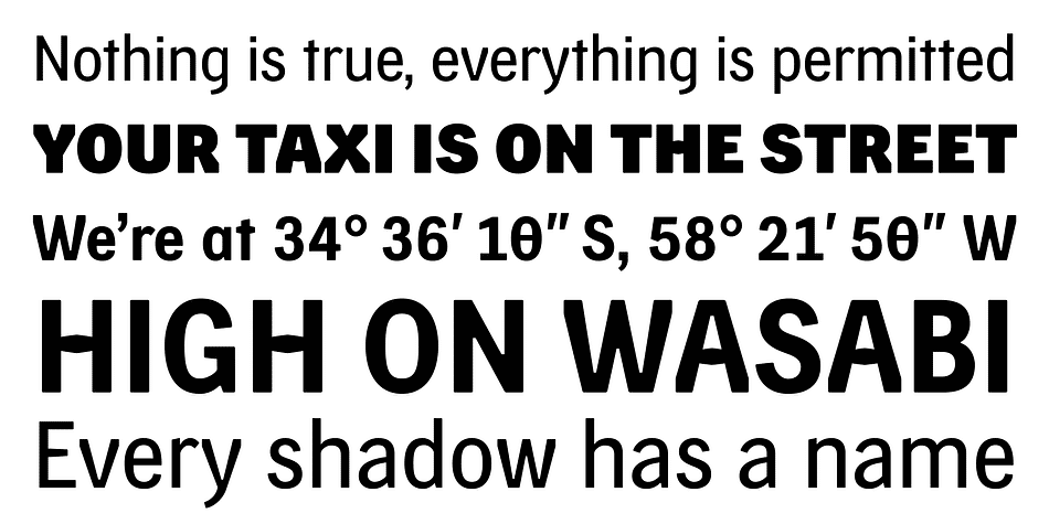 The Swedish typeface designer Mårten Thavenius used some structural elements from the work of Engelhardt when he designed Skilt Gothic—a typeface to be used for display and text settings in the 21st century.