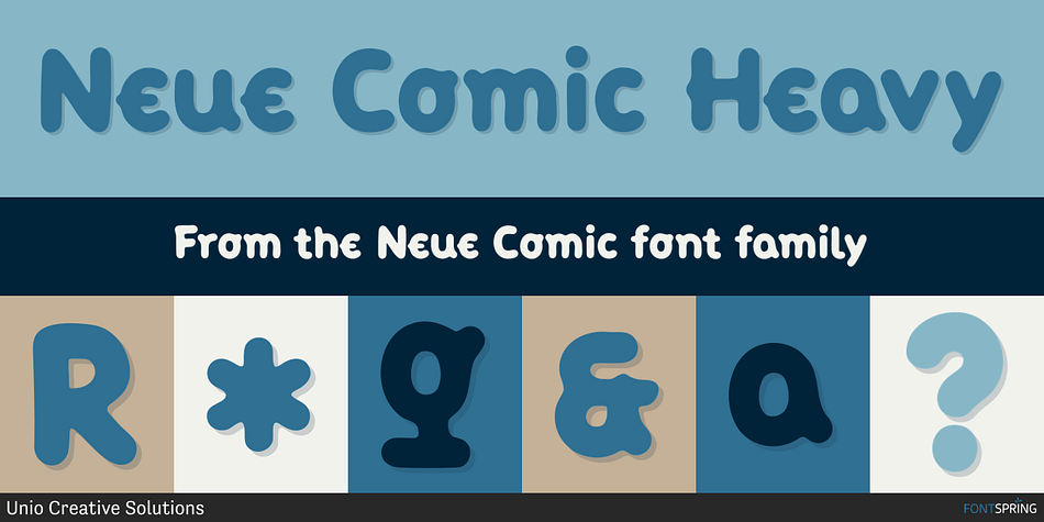 Neue Comic Heavy Font
