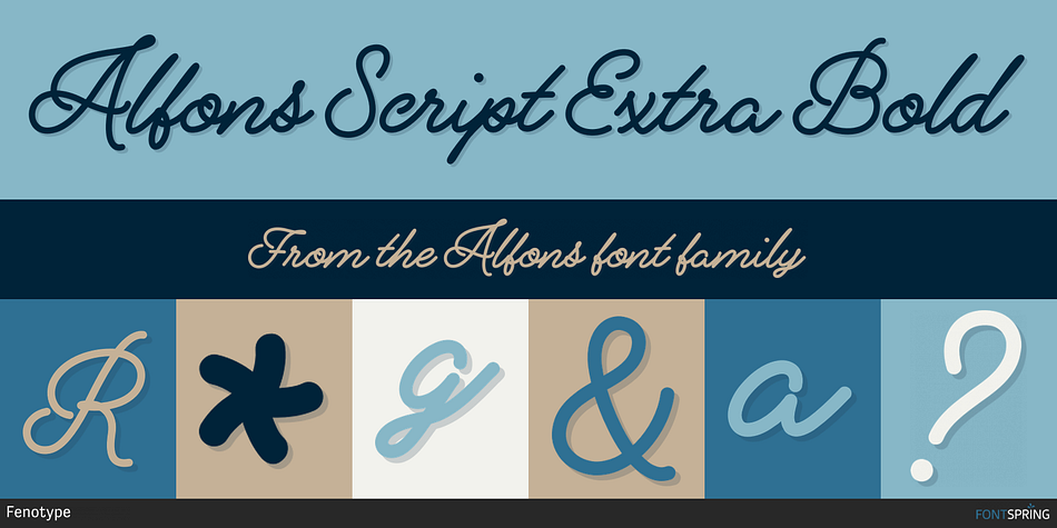 Alfons Script Font