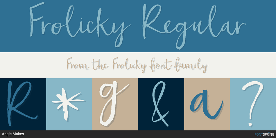 Frolicky Regular Font