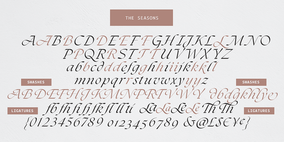 The Seasons Font