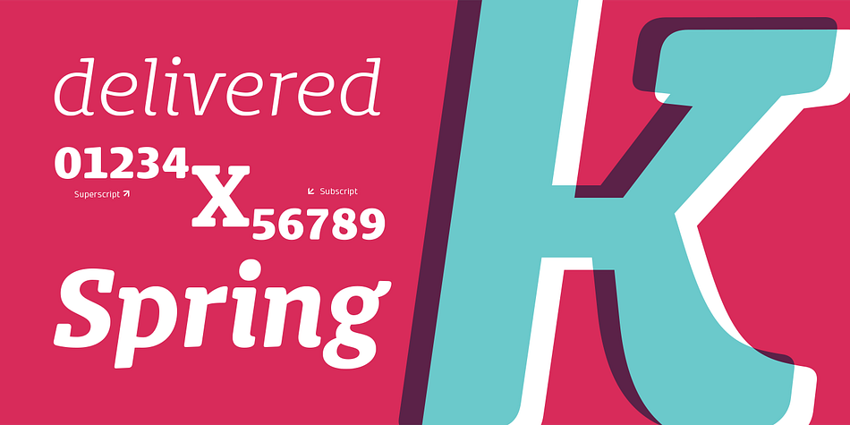 Emphasizing the favorited Bommer Slab Rounded font family.