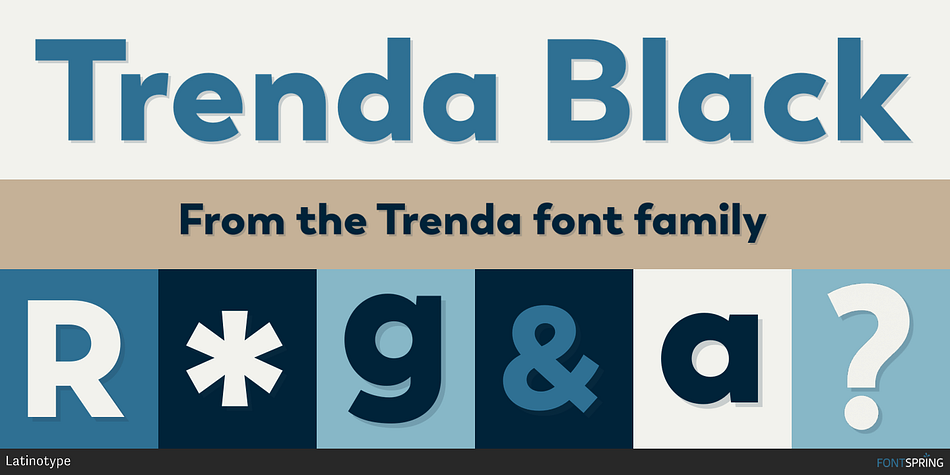 Trenda Black Font