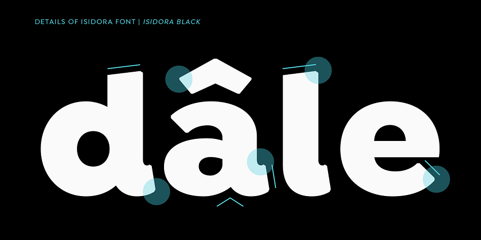 Displaying the beauty and characteristics of the Isidora font family.