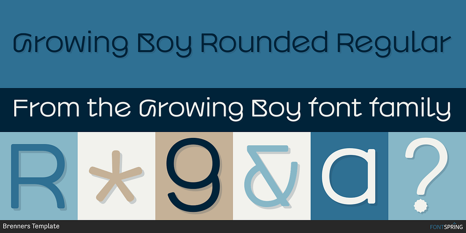 Growing Boy Rounded Regular Font