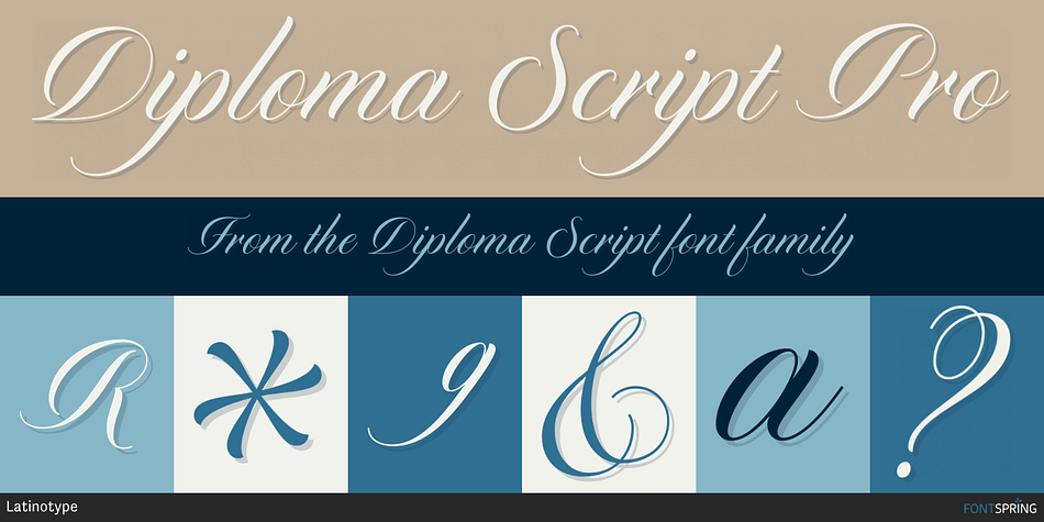 Diploma Script Pro Font