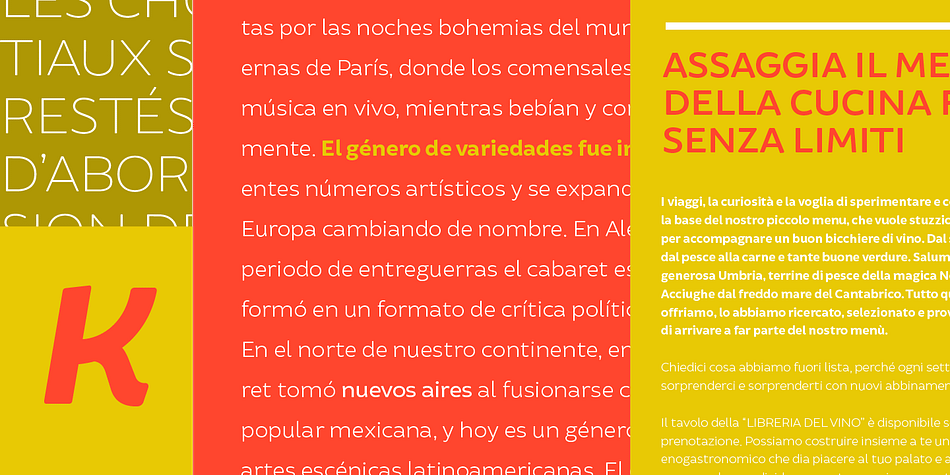 I have made sure to preserve the Latin American spirit of my original designs in order to give my final typeface an expressive handmade highly humanist look.