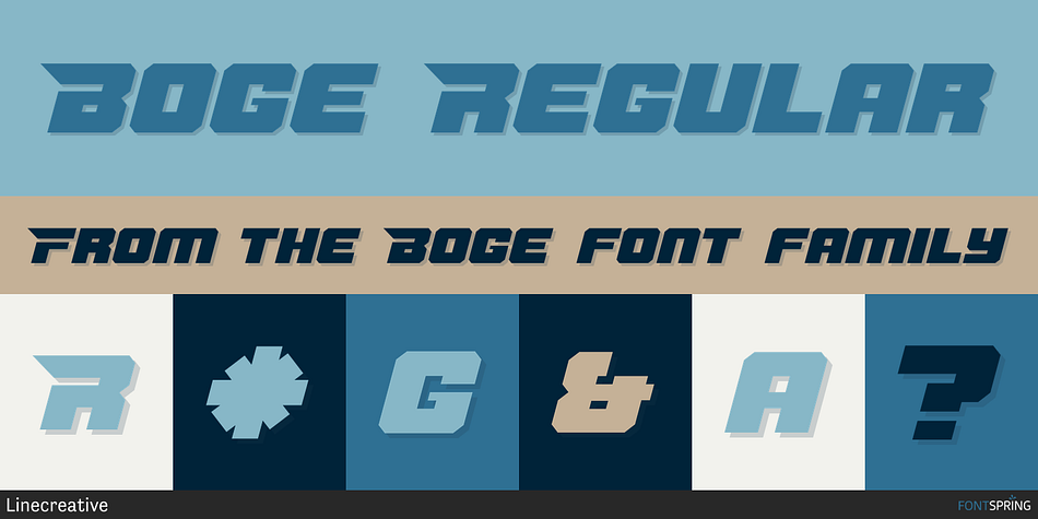 Boge Regular Font