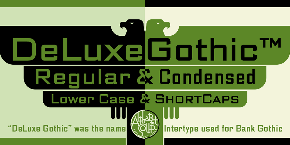 Bank Gothic being a longtime font favorite of his, Michael Doret was always disappointed that Morris Fuller Benton’s classic didn’t contain any lowercase characters.