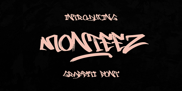 Monteez font family by Cikareotype Studio