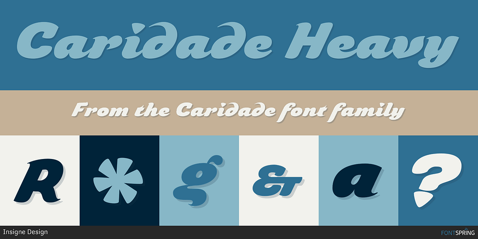 Caridade Heavy Font