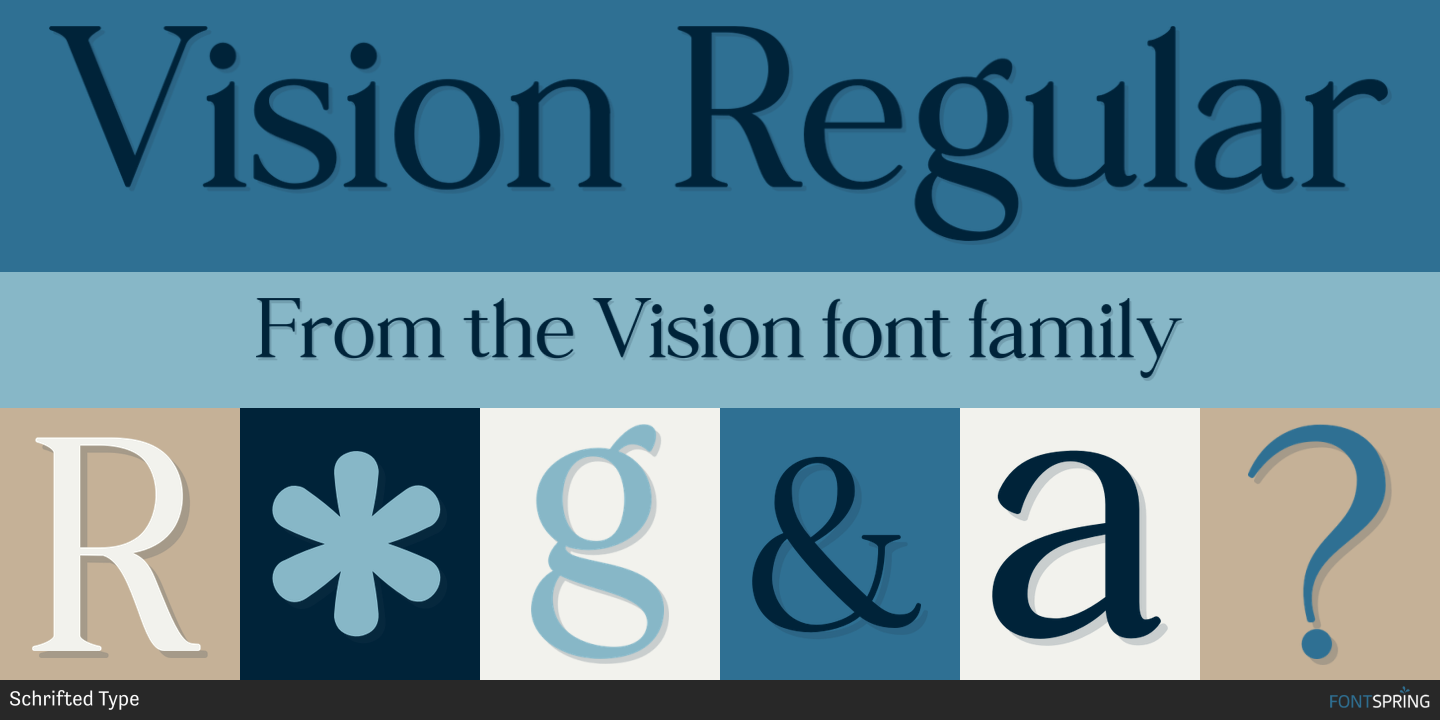 Vision Regular Font