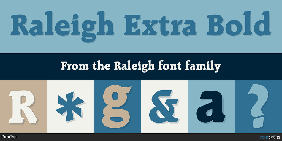 Raleigh Extra Bold Font