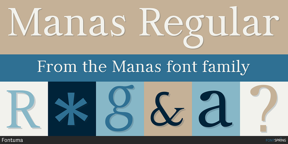Manas Regular Font