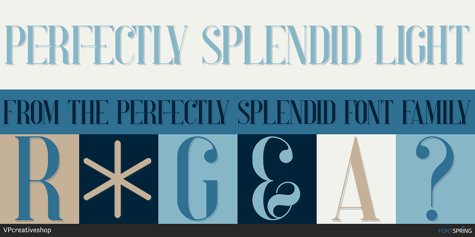 Perfectly Splendid Light Font
