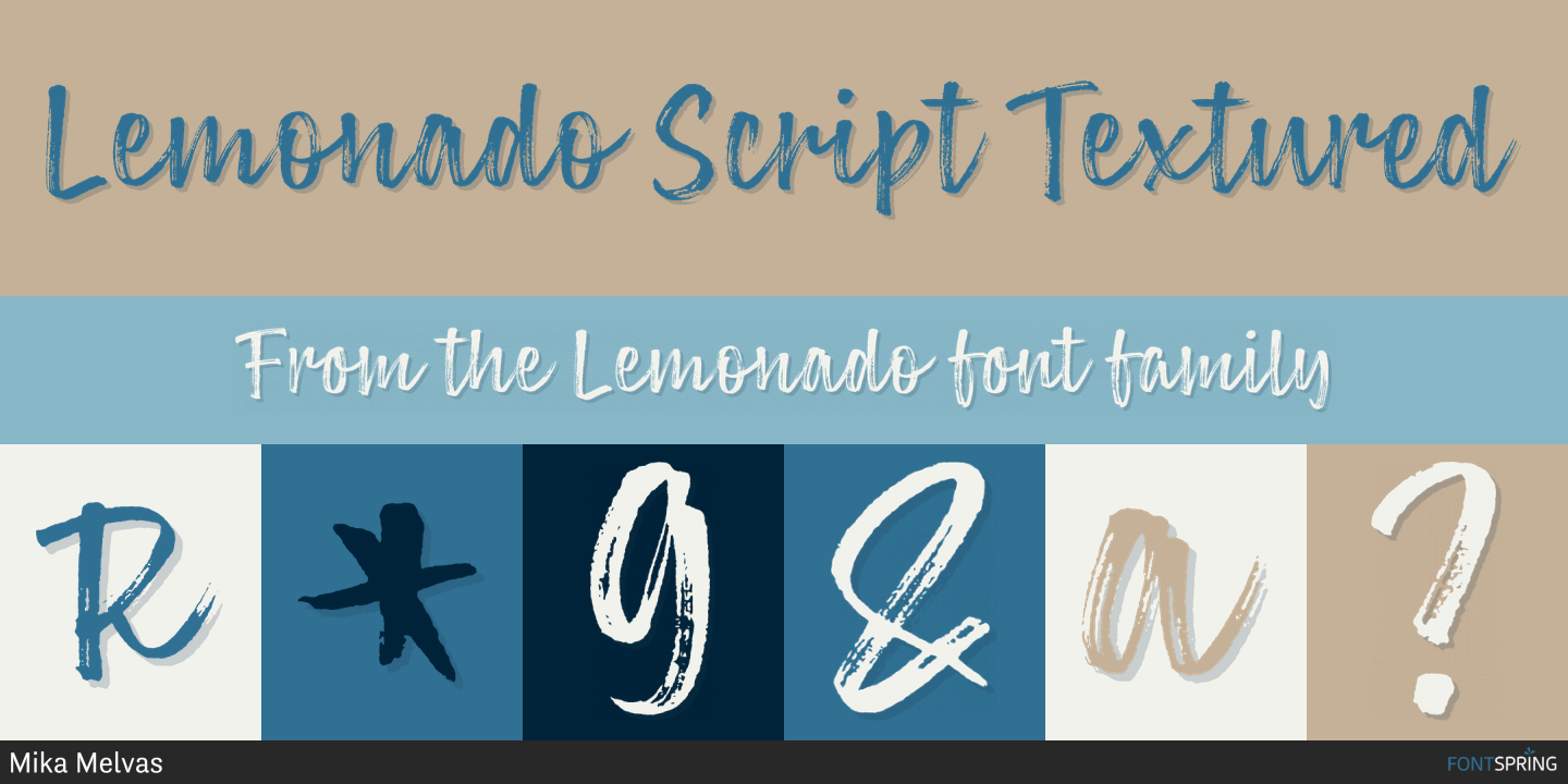 Fonts similar to Lemonado