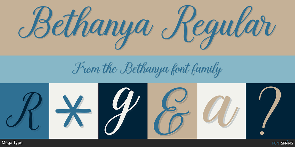 Bethanya Regular Font