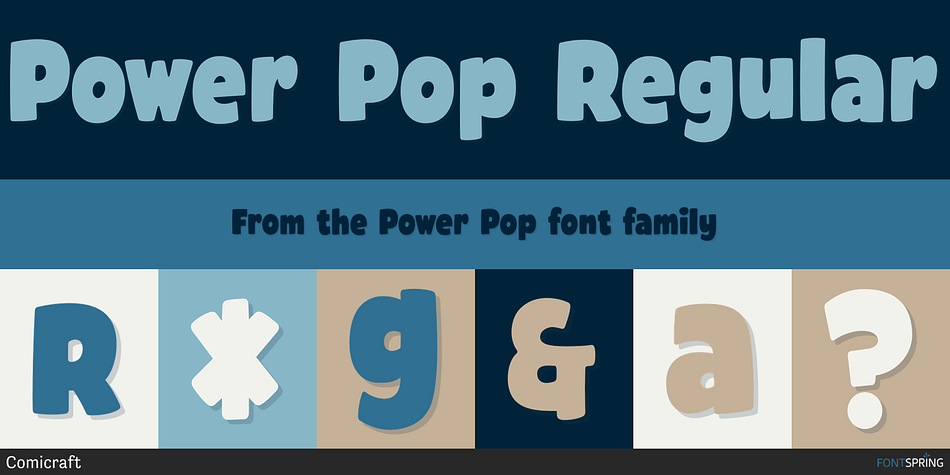 Power Pop Regular Font