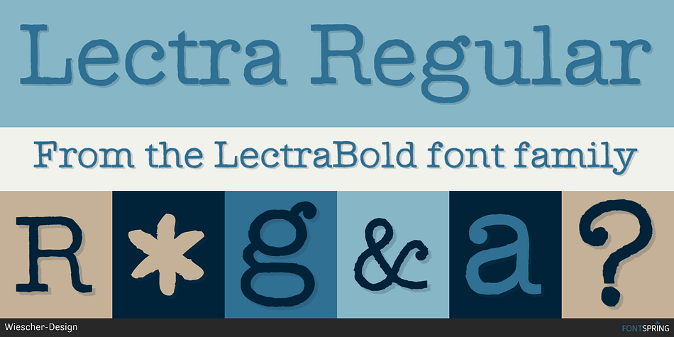 Lectra Regular Font