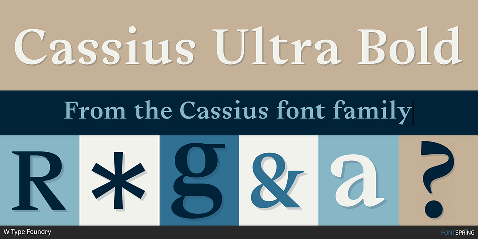 Cassius Ultra Bold Font