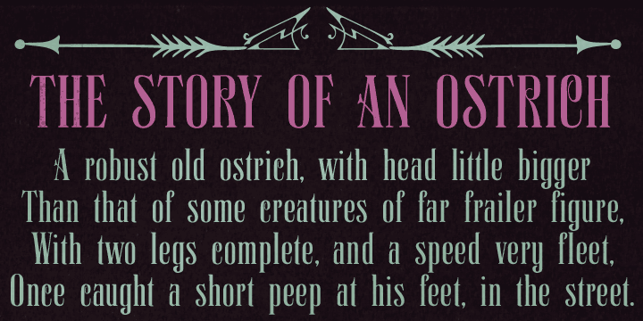 Yet, it has the superpower of replacing the first and last letters of words to its germinated alternates at the click of a button, thanks to the smart OpenType programming.