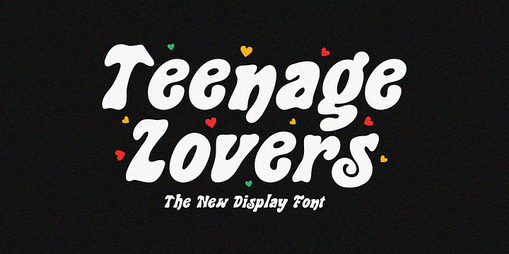 Teenage Lovers font family by Teenage Foundry