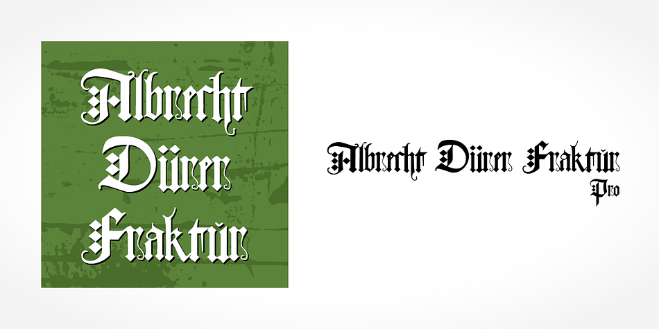 Blackletter is the classic "German" printing type.