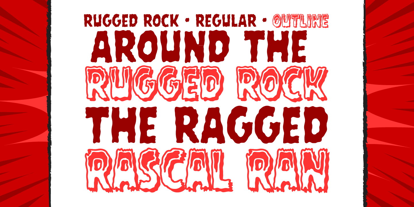 Rugged Rock Font